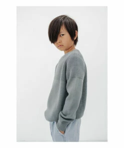Top 10 🎉 Knit Jumper Grey Repose AMS Fashion Teen, Children 🛒 -Outlet Kids' Fashion Store knit jumper grey repose ams fashion teen children 2