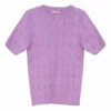 Coupon ❤️ Knit T-shirt Purple Fish&Kids Fashion Children 🔔