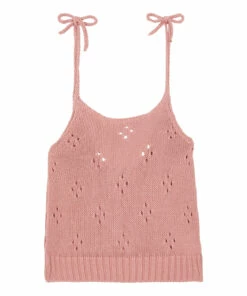 Outlet 🧨 Knit Top Dusty Pink Tocoto Vintage Fashion Children 🔔