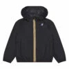 Wholesale ✔️ Le Vrai Claude 3.0 K-Way Raincoat Black K-way Fashion Teen, Children 🧨