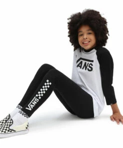 Hot Sale 🤩 Leggings Black Vans Fashion Children 😀 -Outlet Kids' Fashion Store leggings black vans fashion children 2