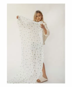 Best Pirce ✔️ Leman Organic Cotton Scarf White Yoli & Otis Fashion Children ✔️ -Outlet Kids' Fashion Store leman organic cotton scarf white yoli otis fashion children 5