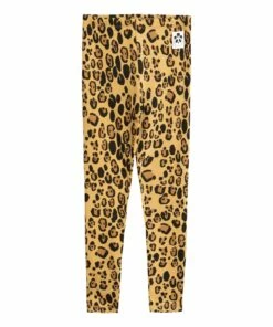Cheap 🎉 Leopard Lyocell Basic Leggings Beige Mini Rodini Fashion Baby, Children ⭐