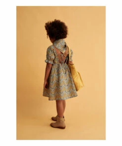 Wholesale 💯 Liberty Mini 👗 Dress Blue Green the new society Fashion Teen, Children 🧨 -Outlet Kids' Fashion Store liberty mini dress blue green the new society fashion teen children 3