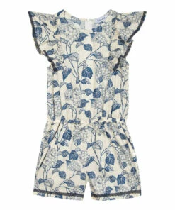 Cheapest ⭐ Liberty Playsuit Navy blue Tartine et Chocolat Fashion Children ❤️