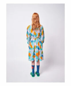 Promo 😍 Lightweight Fleece 👗 Dress Light blue Bobo Choses Fashion Children 🔔 -Outlet Kids' Fashion Store lightweight fleece dress light blue bobo choses fashion children 5