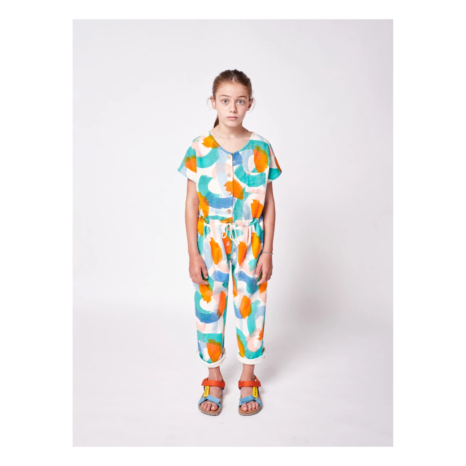 Promo ๐งจ Lightweight Organic Fleece Jumpsuit Ecru Bobo Choses Fashion Children ๐ 2 Promo ๐งจ Lightweight Organic Fleece Jumpsuit Ecru Bobo Choses Fashion Children ๐ - Image 2