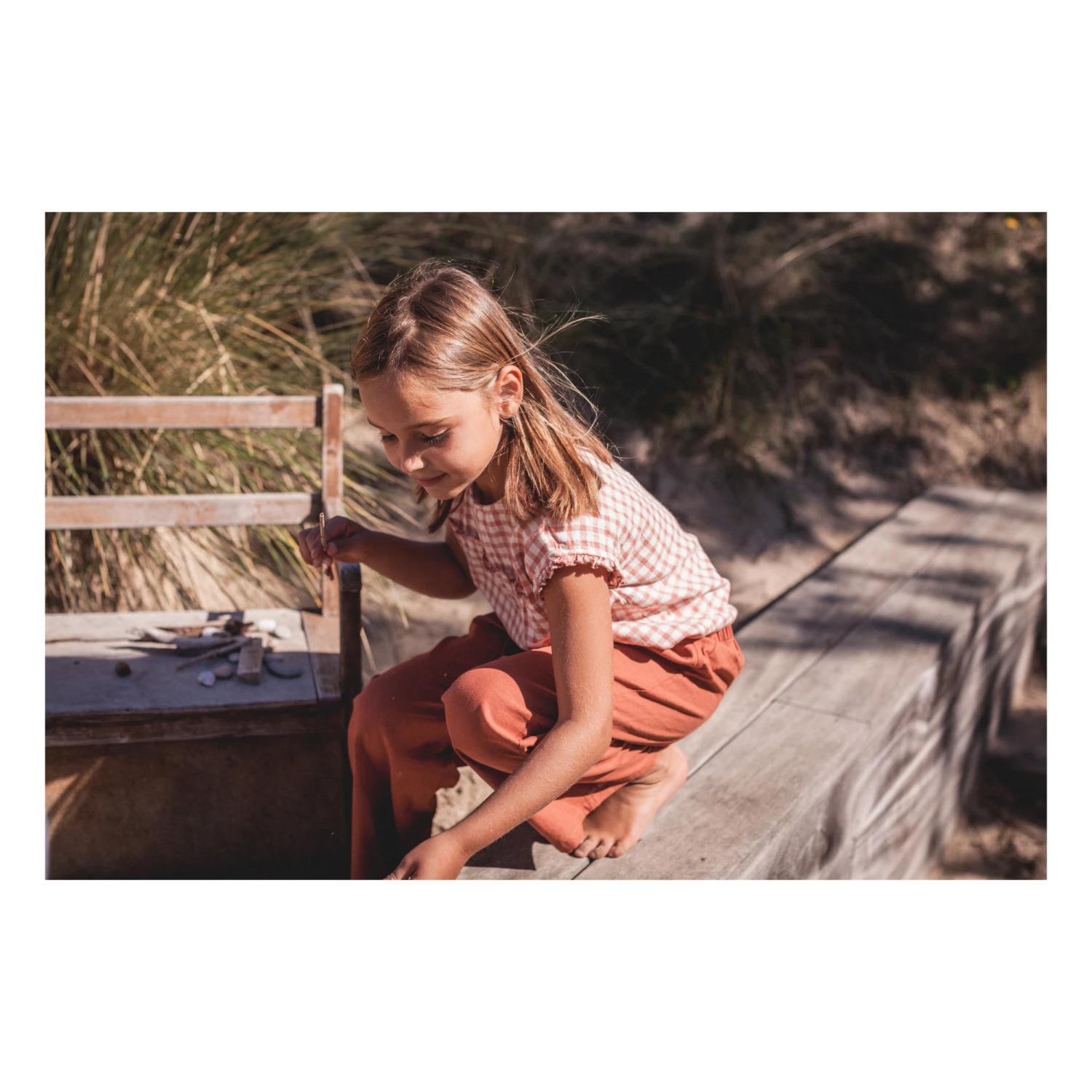 Best Sale 🤩 Lila Cotton Muslin Blouse Pink Marlot Paris Fashion Baby, Children 🔥 3 Best Sale 🤩 Lila Cotton Muslin Blouse Pink Marlot Paris Fashion Baby, Children 🔥 - Image 3