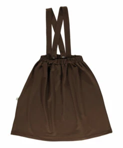 Discount 🔥 Lily of the Valley Organic Cotton Fleece 👗 Dress Brown Poudre Organic Fashion Children 💯