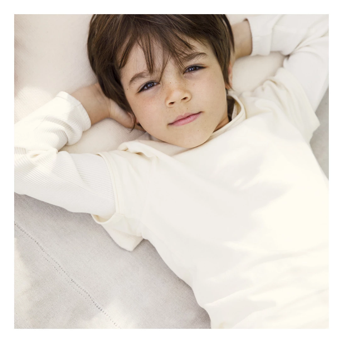 Hot Sale ๐ Linen and Organic Cotton T-shirt Cream Minimalisma Fashion Baby, Children ๐ 3 Hot Sale ๐ Linen and Organic Cotton T-shirt Cream Minimalisma Fashion Baby, Children ๐ - Image 3