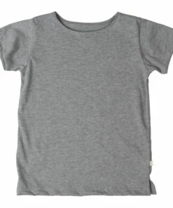 New ✔️ Linen and Organic Cotton T-shirt Grey Minimalisma Fashion Baby, Children 💯