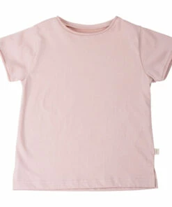 Outlet 🌟 Linen and Organic Cotton T-shirt Pale pink Minimalisma Fashion Baby, Children 🛒