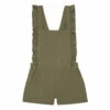 Cheapest 🔔 Linen Frill Playsuit Khaki Emile et Ida Fashion Children 😀