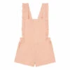 New ✨ Linen Frill Playsuit Peach Emile et Ida Fashion Children ⌛