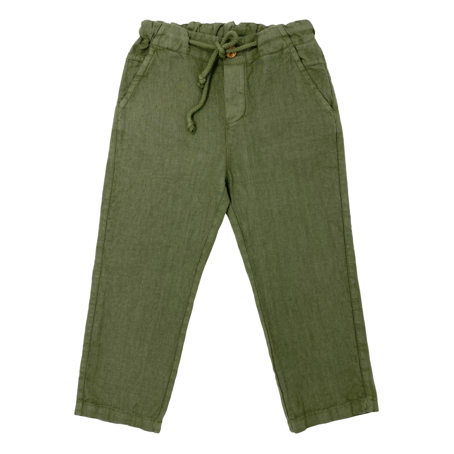 Promo ⭐ Linen Trousers Green Zhoe & Tobiah Fashion Children 🔥 1 Promo ⭐ Linen Trousers Green Zhoe & Tobiah Fashion Children 🔥