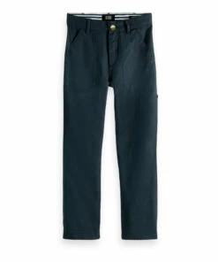 New 👏 Linen Trousers Navy blue Scotch & Soda Fashion Teen, Children 😀