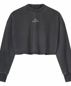 Best Pirce ✨ Liz Sweatshirt Dark grey Les Coyotes de Paris Fashion Teen, Children 🔥