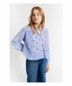 Discount 🎉 Lizzy Blouse Blue Indee Fashion Teen, Children 😀 -Outlet Kids' Fashion Store lizzy blouse blue indee fashion teen children 4