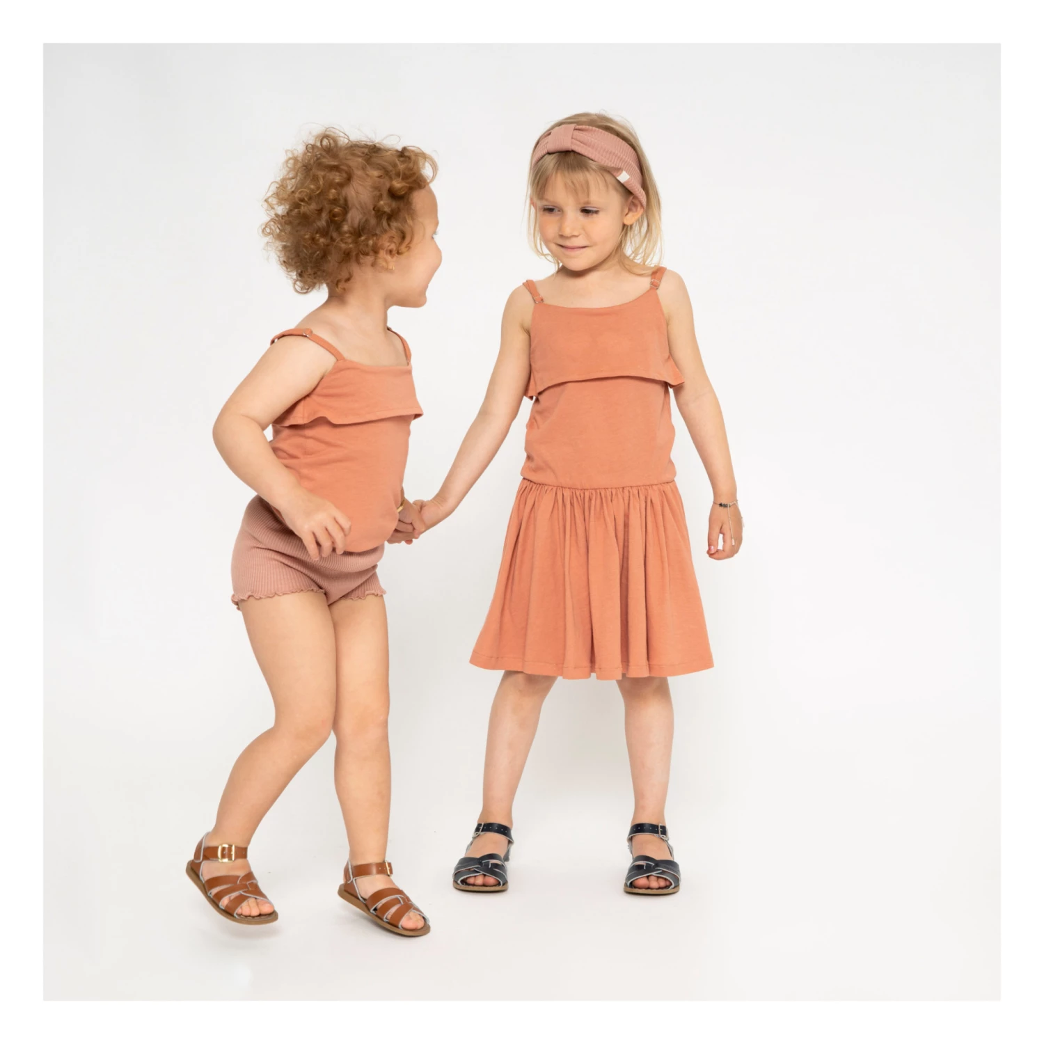 New ๐ Ljos Organic Cotton Tank Top Orange Minimalisma Fashion Children โจ 2 New ๐ Ljos Organic Cotton Tank Top Orange Minimalisma Fashion Children โจ - Image 2