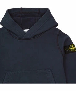 New ✔️ Logo Hoodie Navy blue Stone Island Fashion Teen, Children 😀 -Outlet Kids' Fashion Store logo hoodie navy blue stone island fashion teen children 1