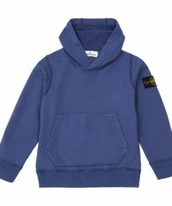 Best Pirce 🔔 Logo Hoodie Royal blue Stone Island Fashion Teen, Children 😍