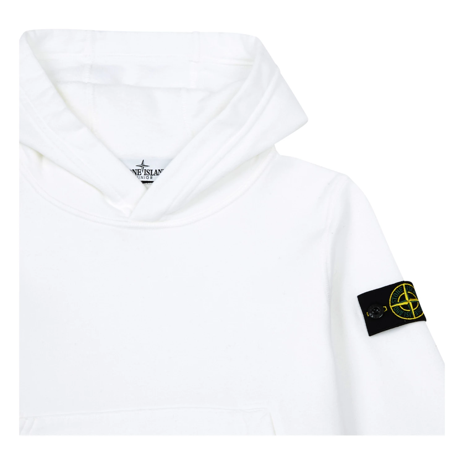 Discount 👍 Logo Hoodie White Stone Island Fashion Teen, Children 🌟 2 Discount 👍 Logo Hoodie White Stone Island Fashion Teen, Children 🌟 - Image 2