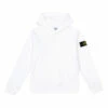 Discount 👍 Logo Hoodie White Stone Island Fashion Teen, Children 🌟