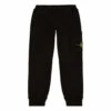 Flash Sale 🤩 Logo Joggers Black Stone Island Fashion Teen, Children 🔔