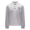 Outlet 🔔 Logo Polo Shirt White Moncler Fashion Teen, Children ✨