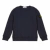 Best Sale ⭐ Logo Sweatshirt Navy blue Stone Island Fashion Teen, Children 😍