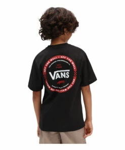 Discount 🔔 Logo T-shirt Black Vans Fashion Teen, Children 🔔 -Outlet Kids' Fashion Store logo t shirt black vans fashion teen children 4