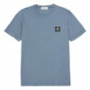 Cheapest ❤️ Logo T-shirt Blue Stone Island Fashion Teen, Children ✔️