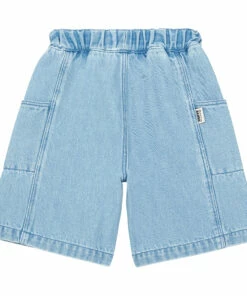 Buy 💯 Long Organic Denim Shorts Denim bleached Hundred Pieces Fashion Teen, Children 🎉 -Outlet Kids' Fashion Store long organic denim shortslong organic denim shorts denim bleached hundred pieces fashion teen children 2