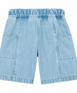 Buy 💯 Long Organic Denim Shorts Denim bleached Hundred Pieces Fashion Teen, Children 🎉