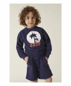 Deals 💯 Long Shorts Navy blue Hundred Pieces Fashion Teen, Children 😍 -Outlet Kids' Fashion Store long shortslong shorts navy blue hundred pieces fashion teen children 1