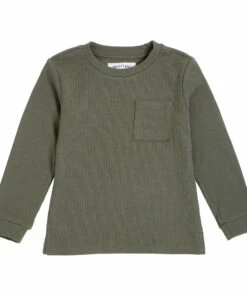 Best reviews of 😀 Long-sleeved T-shirt Olive green Petit Lem Fashion Children 😀