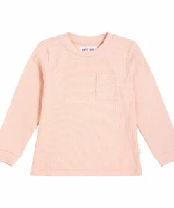 Cheap ⭐ Long-sleeved T-shirt Pale pink Petit Lem Fashion Children 👏