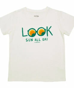 Promo 🔔 Look T-shirt Ecru Sunchild Fashion Teen, Children ✔️