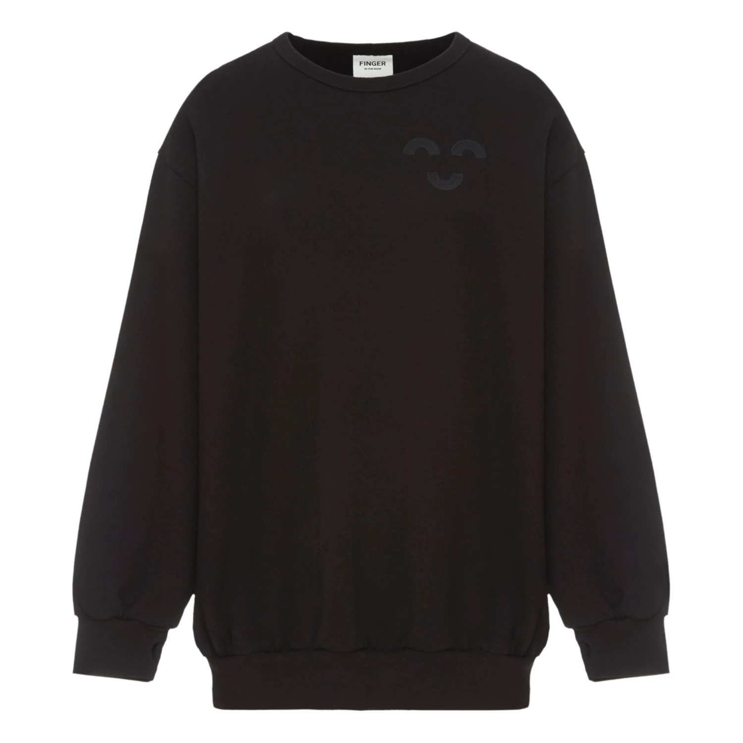 Buy 🌟 Loose Macaroni Wind Sweatshirt Black Finger in the nose Fashion Teen, Children 💯 5 Buy 🌟 Loose Macaroni Wind Sweatshirt Black Finger in the nose Fashion Teen, Children 💯 - Image 5