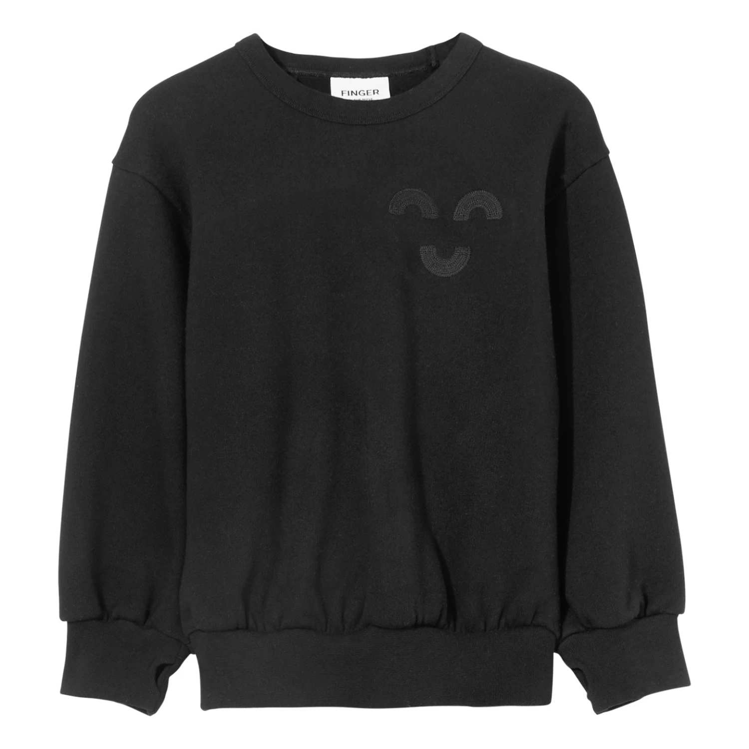 Buy 🌟 Loose Macaroni Wind Sweatshirt Black Finger in the nose Fashion Teen, Children 💯 1 Buy 🌟 Loose Macaroni Wind Sweatshirt Black Finger in the nose Fashion Teen, Children 💯