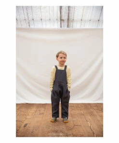 Outlet 👍 Lou Linen Overalls Charcoal grey Matona Fashion Baby, Children 🔥 -Outlet Kids' Fashion Store lou linen overalls charcoal grey matona fashion baby children 10