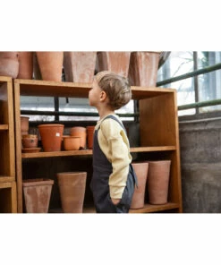 Outlet 👍 Lou Linen Overalls Charcoal grey Matona Fashion Baby, Children 🔥 -Outlet Kids' Fashion Store lou linen overalls charcoal grey matona fashion baby children 3