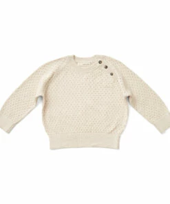 Buy 👍 Lou Organic Cotton Jumper Nude beige Soor Ploom Fashion Children 😍