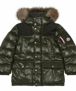 Coupon 🤩 Loupmont Parka Green Moncler Fashion Teen, Children ✨