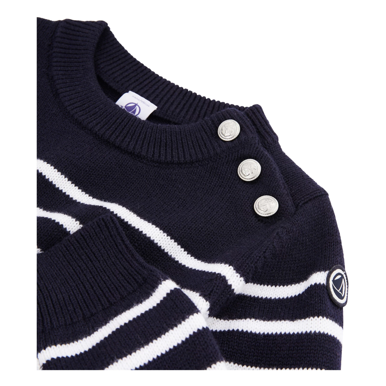 Coupon 🛒 Lox Knit Jumper Blue Petit Bateau Fashion Children 😀 2 Coupon 🛒 Lox Knit Jumper Blue Petit Bateau Fashion Children 😀 - Image 2