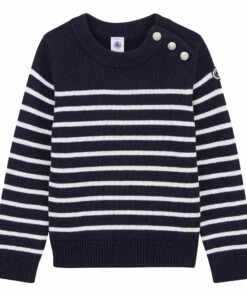 Coupon 🛒 Lox Knit Jumper Blue Petit Bateau Fashion Children 😀