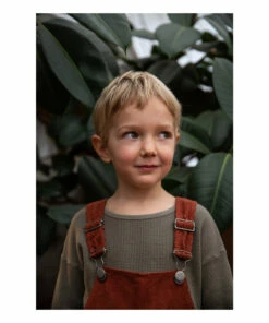 Wholesale 💯 Luka Organic Cotton Corduroy Overalls Brick red Matona Fashion Baby, Children 🤩 -Outlet Kids' Fashion Store luka organic cotton corduroy overalls brick red matona fashion baby children 3