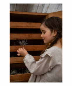 Flash Sale 💯 Luzia Linen Blouse Light eather grey Matona Fashion Baby, Children ❤️ -Outlet Kids' Fashion Store luzia linen blouse light eather grey matona fashion baby children 2