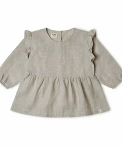 Flash Sale 💯 Luzia Linen Blouse Light eather grey Matona Fashion Baby, Children ❤️