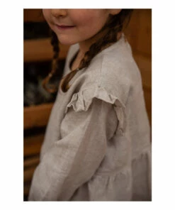 Flash Sale 💯 Luzia Linen Blouse Light eather grey Matona Fashion Baby, Children ❤️ -Outlet Kids' Fashion Store luzia linen blouse light eather grey matona fashion baby children 5